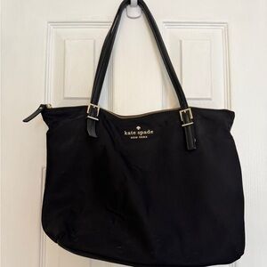 Kate Spade Black Nylon Tote